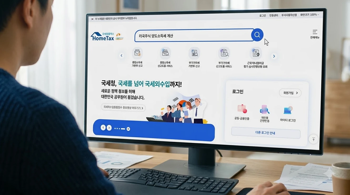 미국주식 양도소득세 계산 방법